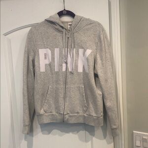 Victoria's Secret PINK Light Gray Hoodie